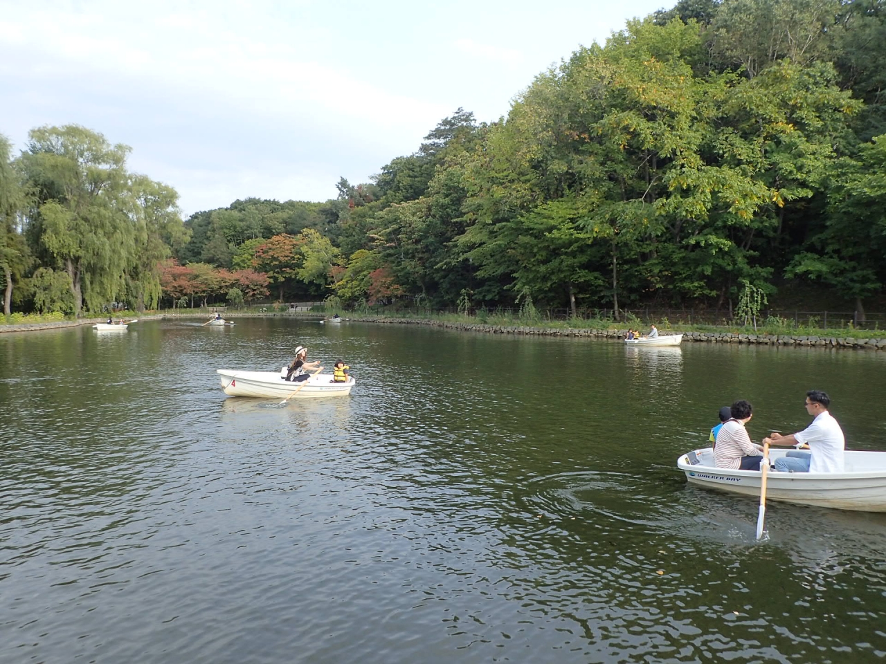 １０月１日のボート池