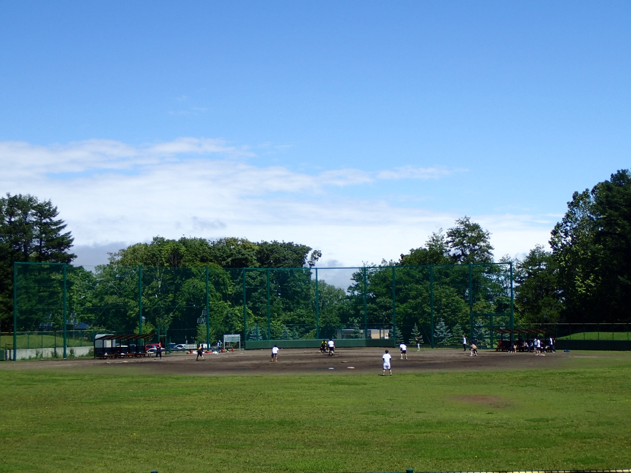 高台野球場の写真